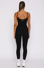 Back On My Grind Jumpsuit Black