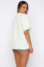 11th Street Concrete Jungle Oversized Tee Iced Matcha