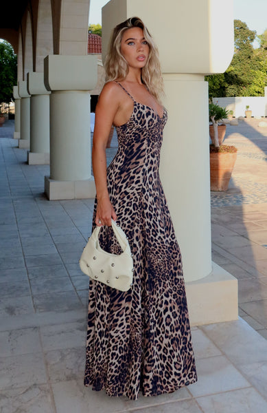 leopard print maxi dress australia A Day In Nice Maxi Dress Leopard