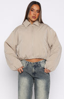 Back To Friends Jacket Sand