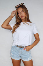 Bailey Denim Shorts Light Blue