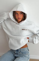 Vivid Light Oversized Hoodie Grey Marle