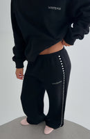 Shining Moment Wide Leg Sweatpants Black