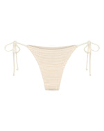 Kings Beach Crochet Bikini Top Cream