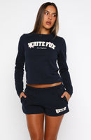 Daydreamers Madeline Lounge Shorts Navy