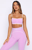 Elite Sports Bra Orchid/White