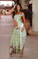 Florence Fling Maxi Dress Moss Blossom