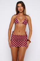 Coastal Breeze Mini Skirt Sangria Spritz