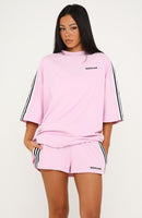 Happiness Blooms Relaxed Shorts Pink