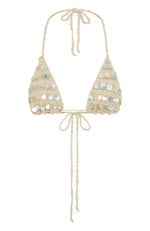 Hidden Treasure Crochet Bikini Top Shell