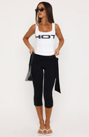Fade Away With Me Capri Pants Black