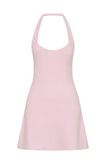 Hyper Halter Mini Dress Ballet Pink