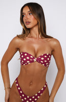 Kaya Bikini Top Sangria Spritz