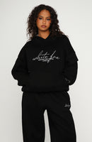 Know What You Want Oversized Hoodie Black
