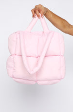 Malik Puffer Shoulder Bag Marshmallow