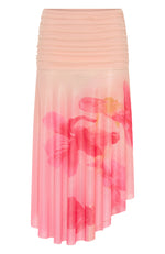 Mediterranean Mirage Midi Skirt Botanic Mirage