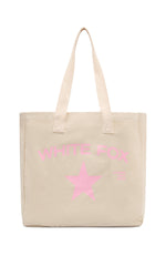 Never Wrong Tote Bag Natural/Pink