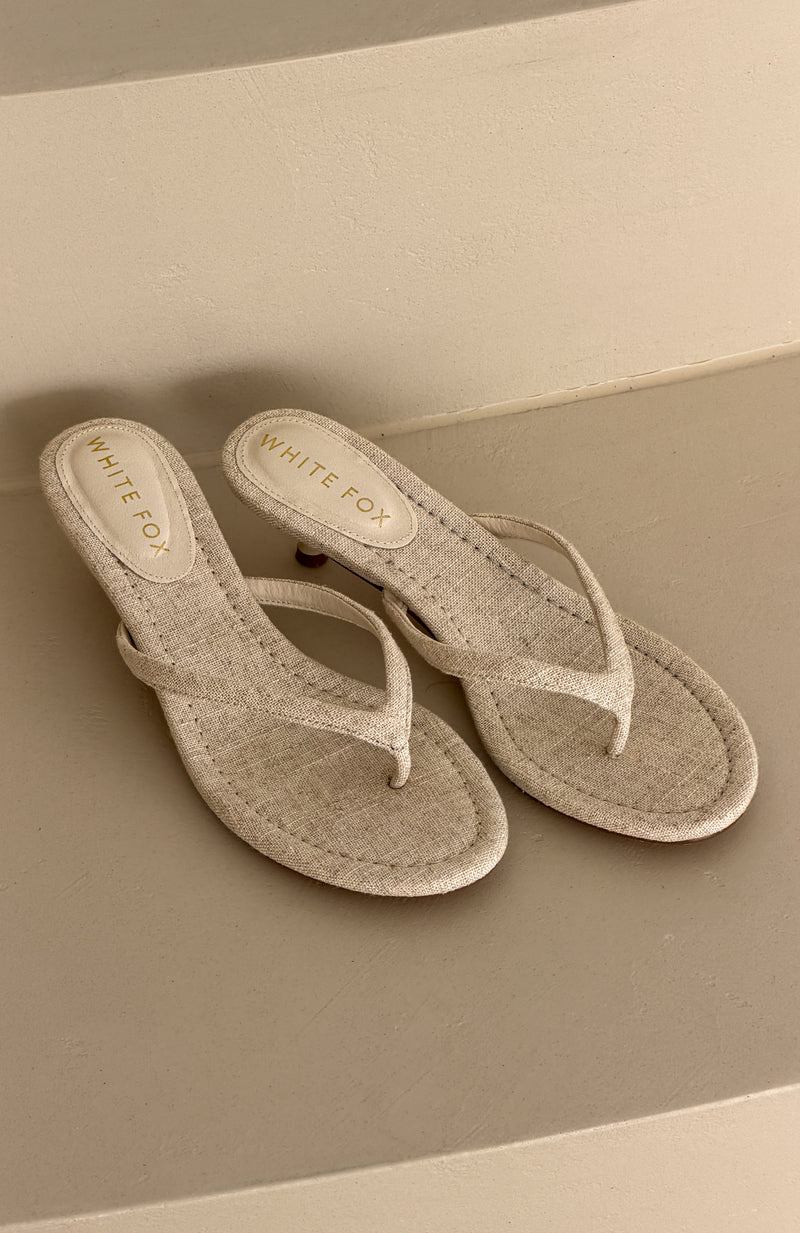 Orion Thong Kitten Mules Oat
