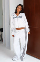 Release 15 Asalia Wide Leg Sweatpants Grey Marle