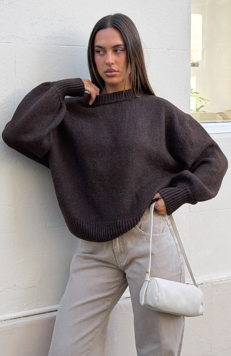 Sashi Knit Sweater Espresso