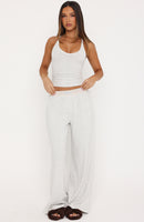 Snooze Mode Pyjama Pants Light Grey Marle