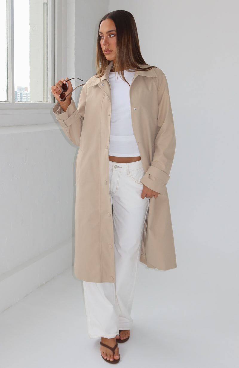 Style Me Trench Coat Beige