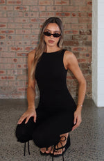 Problem Solved Capri Jumpsuit Black