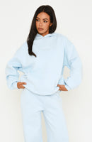 Wishing For It Oversized Hoodie Blue
