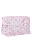 Late Notice Cosmetic Case Clear/Pink