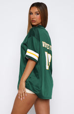 Friday Night Lights Oversized Jersey Dark Green