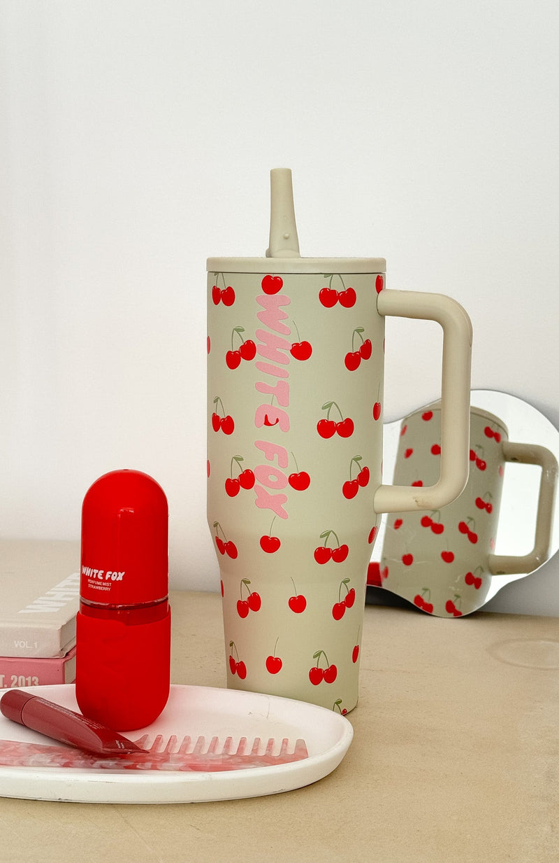 Colson Drink Bottle 1.2 Litre Cream Cherry