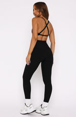 Sprinting Zip Pocket Leggings Black