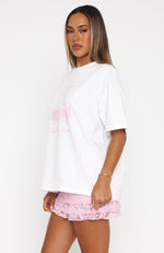 Love Of My Life Oversized Tee White