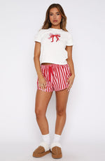 Sweetheart Pyjama Set Candy Stripe