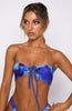 Summer Sea Bikini Top Dolce Vita Print