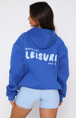 Leisure Series Oversized Hoodie Cobalt