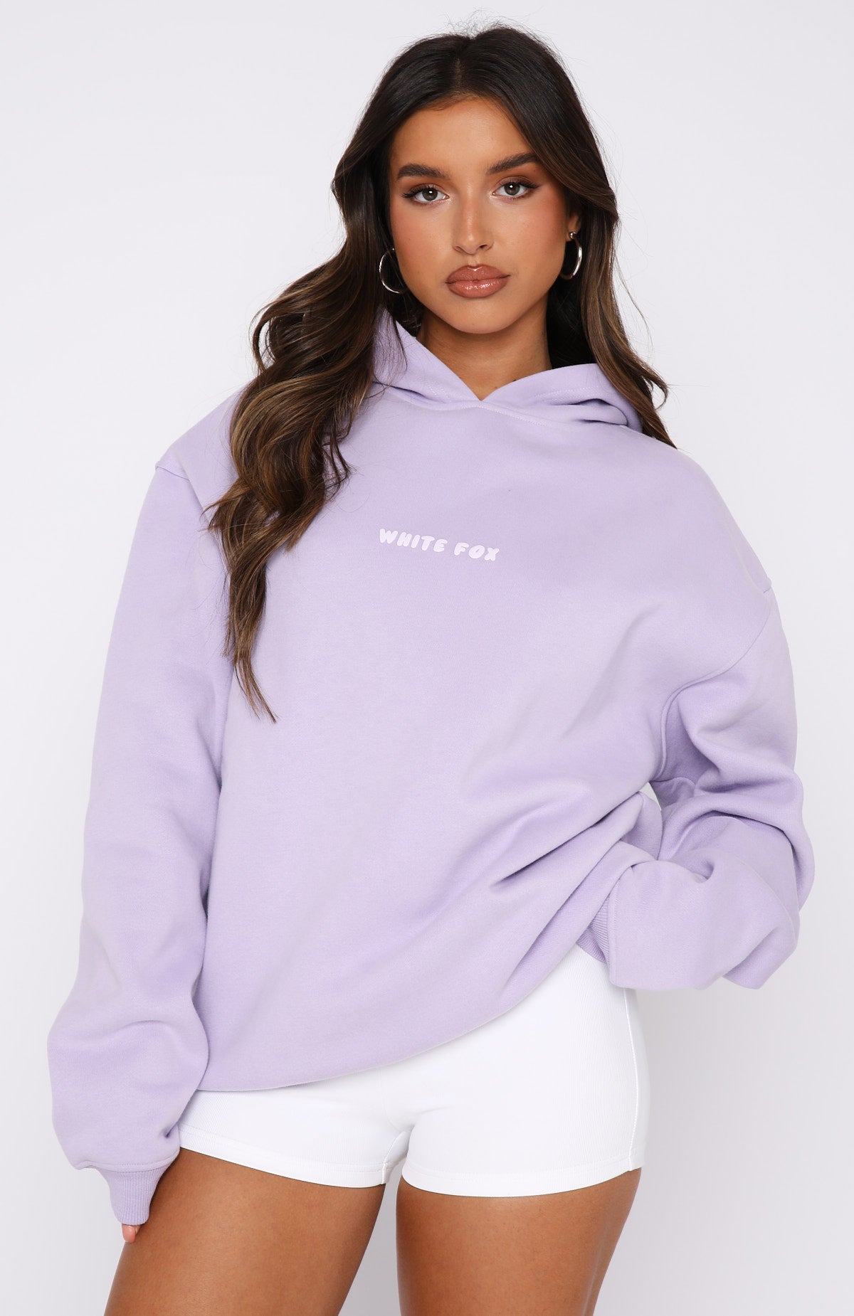 Leisure Series Oversized Hoodie Lavender | White Fox Boutique