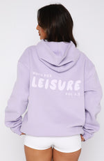 Leisure Series Oversized Hoodie Lavender | White Fox Boutique