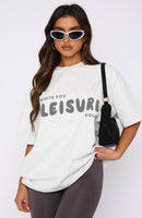 Leisure Series Oversized Tee Glacier Grey