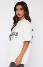 Leisure Series Oversized Tee Glacier Grey