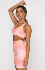 Kelly Sports Bra Pink Sunset