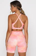 Kelly Sports Bra Pink Sunset