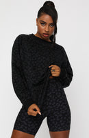 Team Camo Oversized Sweater Midnight Camo