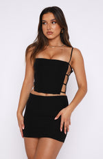 Unknown Places Bustier Black