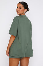 Sports Edition Lounge Shorts Dusty Olive