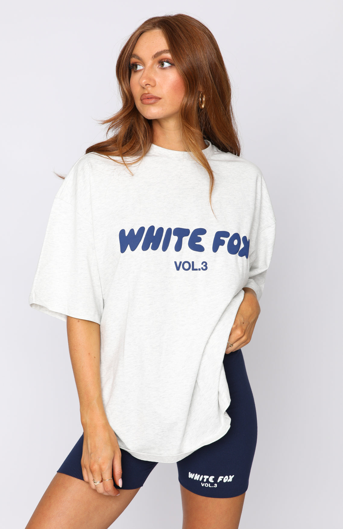 Offstage Oversized Tee Mineral Grey | White Fox Boutique