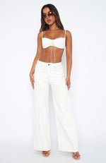 Feeling Hot Pants White