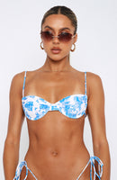 More Than A Dream Bikini Top Cerulean