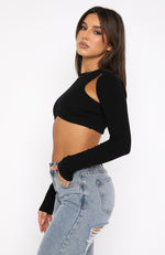 Inside Scoop Bolero Black