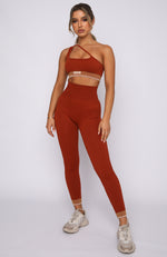 Sahara Seamless Leggings Burnt Clay